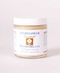 Starflower Essentials
ChamoMillet Exfoliant Cleanser/Mask